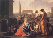 Nicolas Poussin The Holy Family in Egypt oil on canvas
